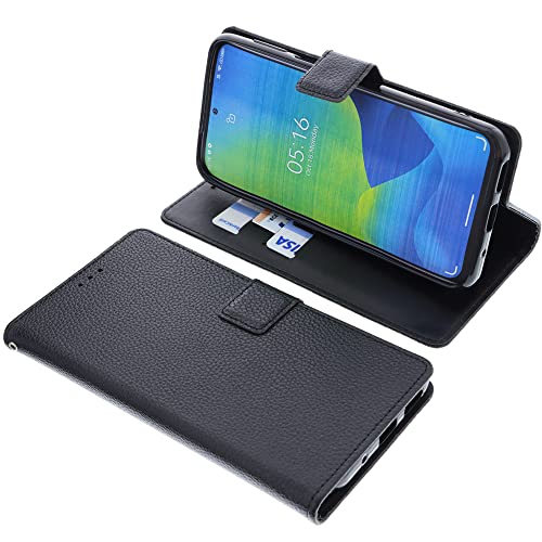 foto-kontor Funda Compatible con Ulefone Note 13P Estilo Libro Negra Protectora Cover
