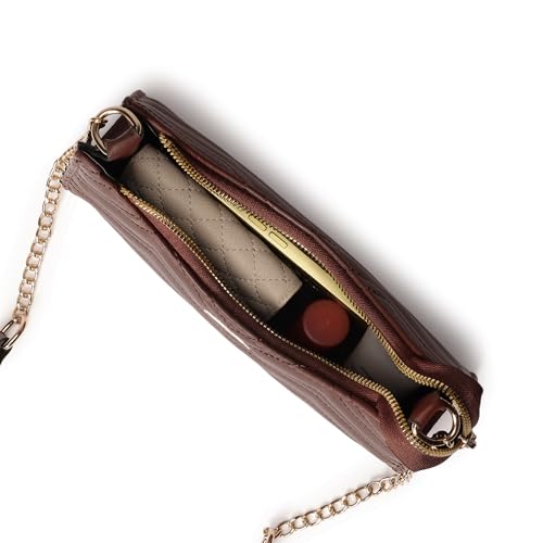 Image of Fastrack Puff Sling with Detachable Pouch | Faux-Leather Women's Handbags | Sling for Casual Carry