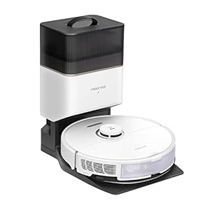 roborock S8+ Saug- & Wischroboter mit Absaugstation (Saugleistung 6000Pa, 180min Akkulaufzeit, 350ml Staub- / 300ml Wassertank, DuoRoller, Schall-/Auto-Lifting-Wischs... App-/Sprachsteuerung), Weiß