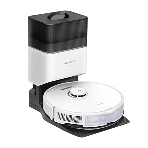 roborock S8+ Saug- & Wischroboter mit Absaugstation (Saugleistung 6000Pa, 180min Akkulaufzeit, 350ml Staub- / 300ml Wassertank, DuoRoller, Schall-/Auto-Lifting-Wischsystem, App-/Sprachsteuerung)