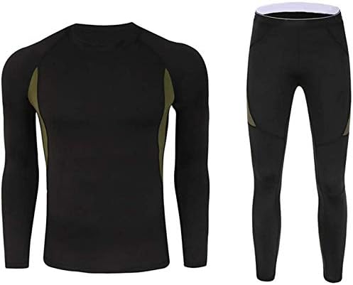 Skiing Running Thermal Underwear Underwear Suit Fitness Breathable Men's Hiking Boxers 32 Black