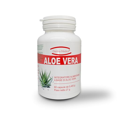 ALOE VERA 100% NATURALE! CONFEZIONE 60 CAPSULE DETOX INTESTINALE, SGONFIA LA PANCIA