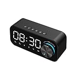 4. Batería de gran capacidad: batería integrada de 2800 mA de gran capacidad, la batería se puede almacenar durante 60 horas. El diseño de espejo de pantalla completa es elegante y simple, que puede reflejar tu belleza en cualquier momento mientras escuchas música.