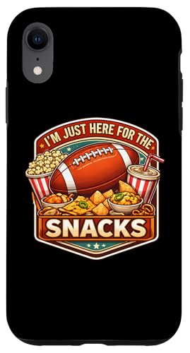 I'm Just Here For The Snacks �t�b�g�{�[���t�@�� ���� �f�C�E�C�[�e�B���O �X�}�z�P�[�X iPhone XR �p