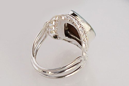 Bague opale de feu multicolore en argent, le reflet de votre éclat intérieur - 5