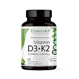 Emerald Labs Vitamin D3 and K2 5,000 IU's - Supports Healthy Heart, Bone, Teeth and Immune Health -...