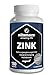 Produktbild Zink Tabletten hochdosiert, 25 mg je Tagesdosis, 50 mg pro veganer Tablette für 12 Monate, Natürliches Nahrungsergänzungsmittel ohne Zusatzstoffe, Made in Germany