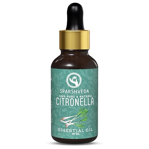 Image of Pure Citronella Essential Oil - 100% Natural & Undiluted | Mosquito Repellent, Aromatherapy, Skin & Hair Care | Steam Distilled Therapeutic Grade | 30ml