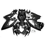 ZXMOTO Full Forging Carbon Fiber Motorcycle Fairing Kit with Tank Fits for Suzuki GSXR 600/750 2006 2007 Fairings Set (Pieces/kit: 24),ABS Plastic Bodywork