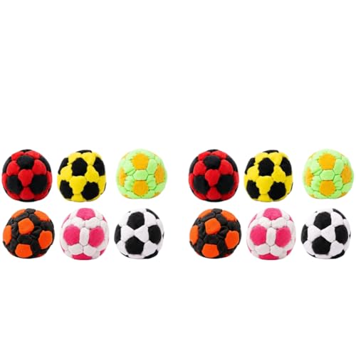 Sac de football en peluche et balle de jonglage réutilisable coordination