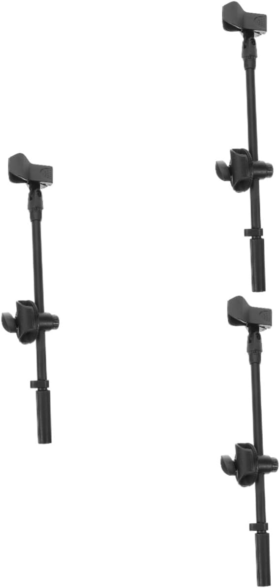 3 Sets Mic Stand for Home Office Theater 360-degree Rotating Folding Type Microphone Arm