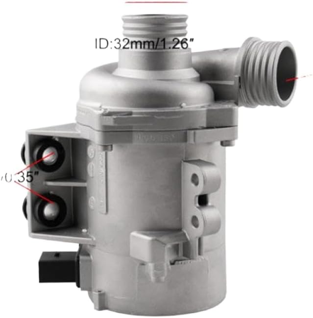 Electric Coolant Water Pump Thermostat Assembly 11517563183 Compatible With Automotive Motorcycle Parts X3 X5 328I 128i E90 E91 E92 E60 E83 For Part Number 11517586925 11537549476