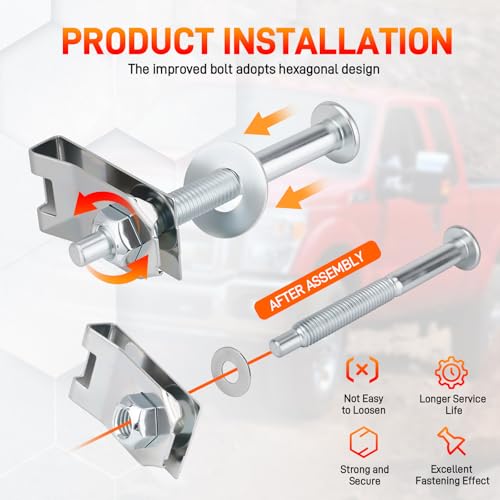 GDUKOP 924-311 Truck Bed Mounting Bolts Nuts Hardware Kit by GDUKOP - Used condition - Image 5