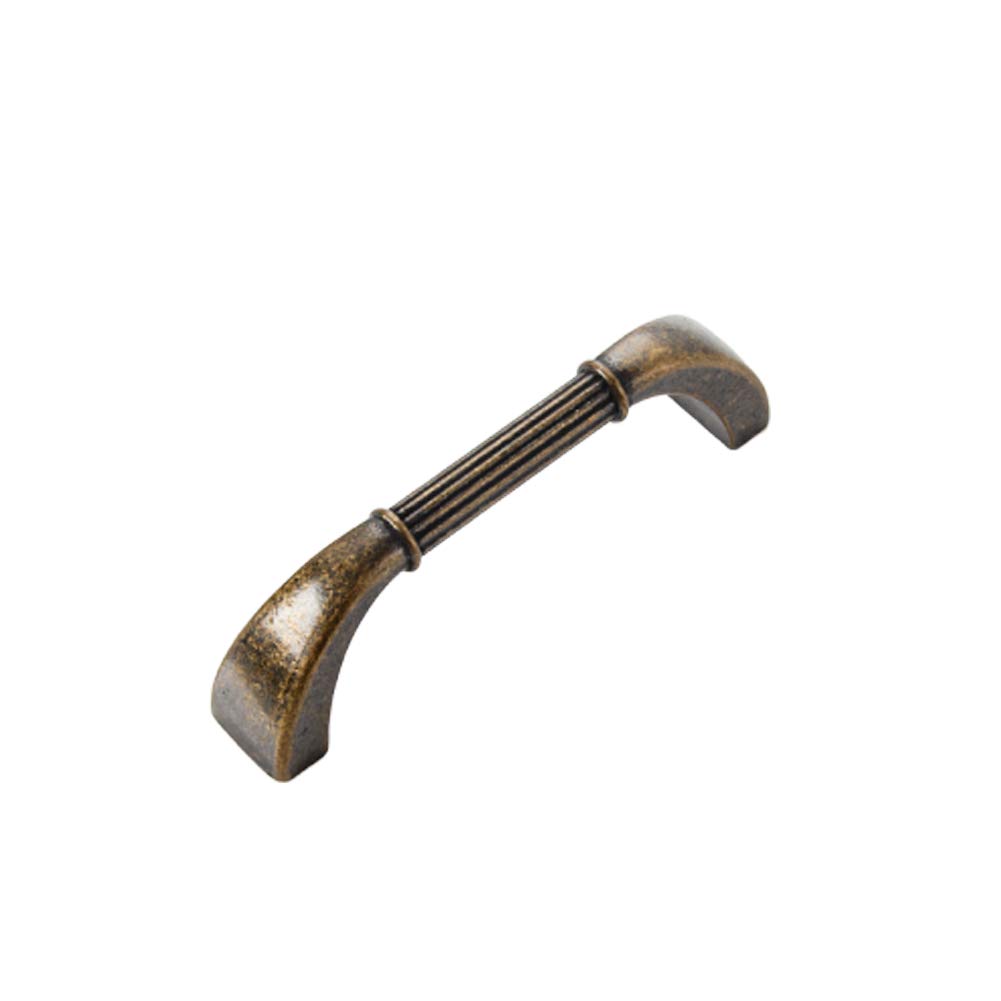 Nhawmebnz Bronze Antique Cabinet Drawer Handles, Solid Zinc Alloy Cupboard Handle Furniture Drawer T Bar Pulls(,96Mm)