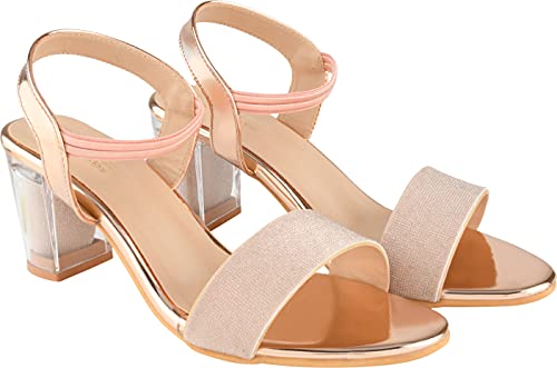 Image of Shoetopia Women's Kitten Heel Sandals