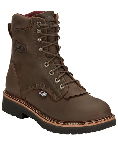 Justin Men's Rivot Lace-Up Work Boot Soft Toe - Ow440