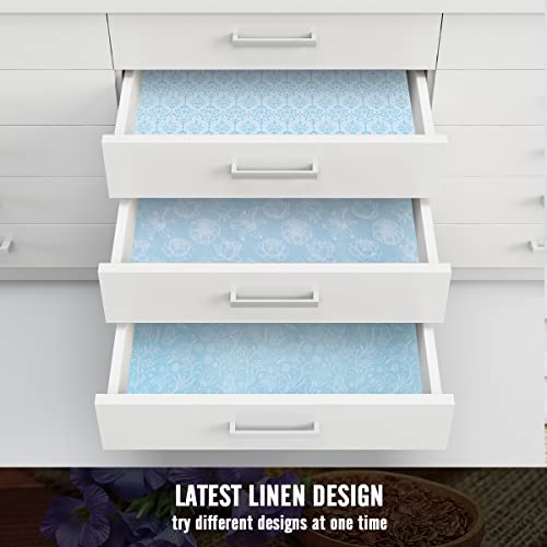 Flame Date 12 Sheets Large Linen Drawer Liners For Dresser Scented Drawer Liners Drawer Paper Liner Scented Shelf Liners Fragrant Drawer Liners For Home Shelf Closet Non Adhesive #TOP4