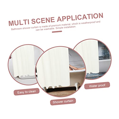 Rideau de douche imperméable Cabilock de qualité supérieure pour bain - 3
