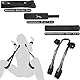 Bondageset BDSM Sex Fesseln Set mit Handschellen Fußfesseln Extrem Betten Bondage Sexspielzeug Verstellbar Oberschenkel Fessel Sex Toys für Paare Anfänger und Fachmann
