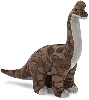 Dinosaur Plush Toy, Brachiosaurus Stuffed Animal Throw Plushie Pillow Doll, Soft Grey Fluffy Friend Hugging Cushion - Present for Every Age & Occasion, g-0109