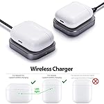 for Airpod Charger, Designed Wireless Charger for Airpods 4(ANC)/3rd/2nd Gen, for New AirPod Pro 3 (2025)/ 2nd Gen, Wireless Earbuds, Slim & Compact for Travel Home Office, (Grey) - Image 2
