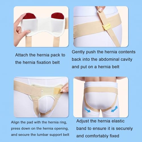Faja para Hernia Inguinal para Hombre y Mujer, Ajustable, Grande miniatura 6