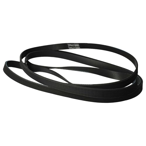 vhbw Keilriemen kompatibel mit Constructa CWK4W360/05, CWK4W360/09, CWK4W360/10, CWK4W360/11, CWK4W360/12 Wäschetrockner - 199,5 cm Schwarz
