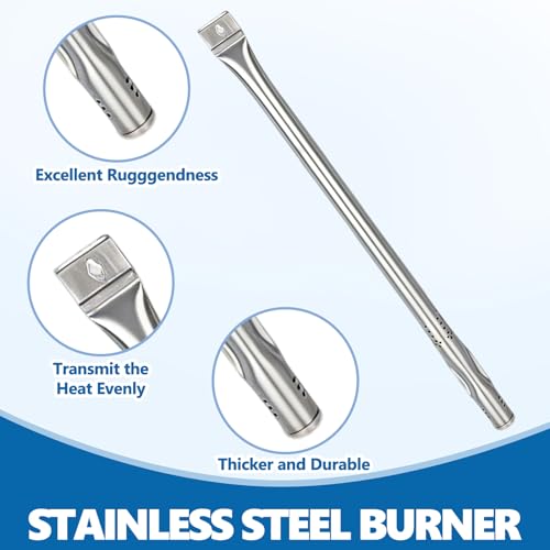 Image of 4-Pack Stainless Burner Tubes for Royal Gourmet GA5401T 5-Burner Grill | 4 heavy-duty burner tubes for Royal Gourmet GA5401T 5-burner gas grill. Even flame distribution, rust-proof, easy install.
