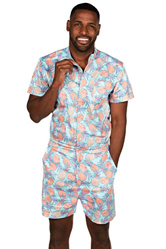 Combinaison Pinacolada Tipsy Elves bleu M manches courtes légère