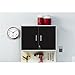 SystemBuild Apollo Wall Cabinet, Black
