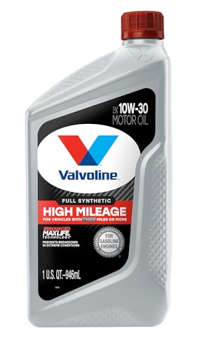 Valvoline Full Synthetic High Mileage with MaxLife Technology 10W-30 Motor Oil 1 QT