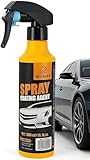 Berthg Ceramic Coating for Cars -300ml Nano Hydrophobic Ceramic Spray Coating Agent, Easy-to-Spray Auto Paint Protection Kit with Microfiber Cloth for Car Coating Spray & Shine