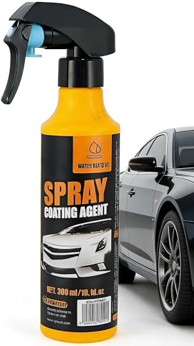 Berthg Ceramic Coating for Cars - Nano Hydrophobic Ceramic Spray Coating Agent, Easy-to-Spray Auto Paint Protection Kit with Microfiber Cloth for Car Coating Spray & Shine