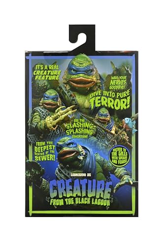 Universal Monsters/Teenage Mutant Ninja Turtles - 7” Scale Action Figure – Leonardo as the Creature