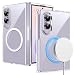 Lemxiee Magnetic Cover for Samsung Galaxy Z Fold 8 Case with Ultra-thin & Transparent Acrylic,Wireless Charging Compatible & MagSafe