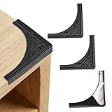 4 Pcs Safety Soft Corner Protectors Guards,Table Corner Protectors Proof Corners and Edge Protectors for Furniture Bookcases Drawers (Soft Black)