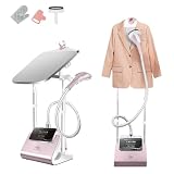 3-in-1 Steam Iron – Adjustable Angle and Height for Horizontal, Vertical, and Inclined Use, 6 Steam Levels, 2.5L Large Water Tank, 2100W Fast Heating，champagne