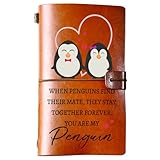 PRSTENLY Gifts for Him Her, Wedding Anniversary Leather Journal for Women Men, Romantic I Love You Gifts for Couples, Valentine's Day Birthday Gifts for Boyfriend Girlfriend Husband Wife Christmas