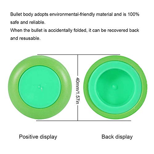 SPYMINNPOO Disco de recarga, 10 unidades de disco de recarga compatível com munição de prótons Vorte