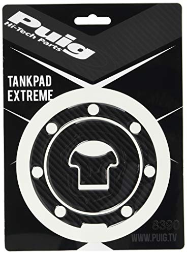 Puig 8390C Protectores tapón depósito protección Resistente, Símil Carbono