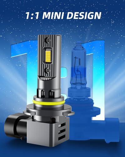 image for RCJ 9006 LED Bulb, HB4 Bulbs 100W 30000LM Super Bright Bulb with Cooli