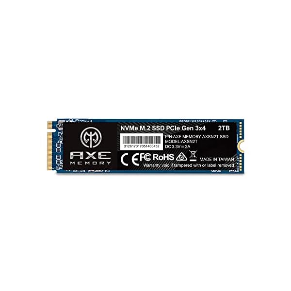 AXE MEMORY 2 TB NVMe SSD M.2 2280 PCIe Gen 3x4