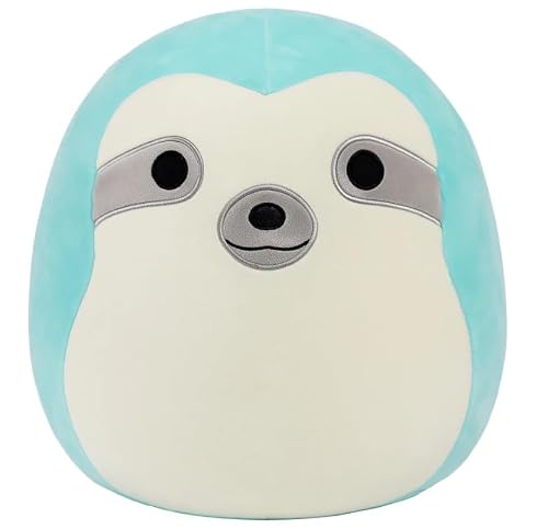 Squishmallows, Aqua the Teal Sloth, 7.5 Inch Stuffed Plush Toy