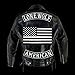 VEGASBEE® American Patch Embroidered Iron-On Patch Biker Jacket Rider Vest Bottom Rocker 12