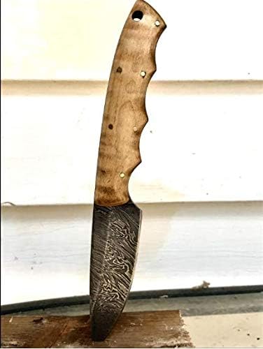 BucknBear Custom Handmade Damascus Blade Blank (4" Damascus)