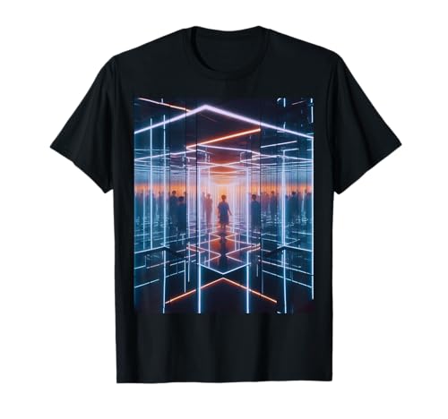 Infinity Mirrors - Espejo de profundidad con diseño artístico fascinante Camiseta