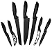 Hannah Kitchen Stainless Steel Knife Set of 7 -Kitchen Knives Set - Chef Knife Set - Steak Knives – Cheese Knife - Pizza Knife – Bread Knife – Carving Knife (7 Piece Mix Knife Set)