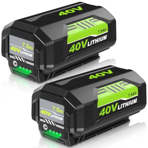 2Pack 40Volt 7.5Ah Battery Replacement for Ryobi 40V Battery High Capacity by Forrat - Used condition - US$69.90