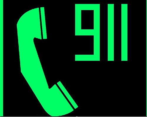 2 Inch Wide X 30' Ft Length, Glow In The Dark Fluorescent Tape, Big, Double Another One #TOP2