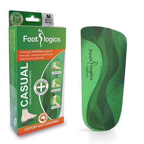 Plantillas ortopédicas Footlogics 3/4 con soporte de arco XL miniatura 2